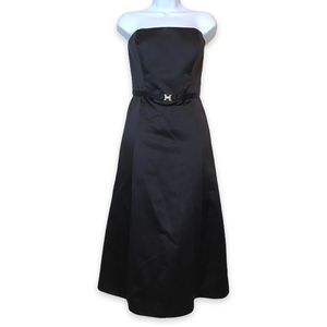 Michaelangelo Strapless Belted Dress